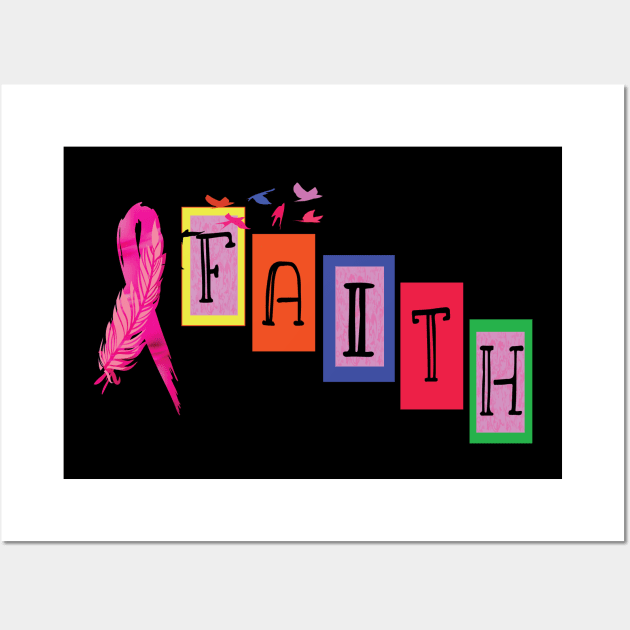 Breast Cancer,pink Ribbon Wall Art by busines_night
